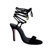 Victoria Strappy Black Heels for Petite Feet