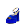 Madison Royal Blue Platform High Heels for Petite Feet