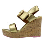 Ophelia Gold Wedges for Petite Feet